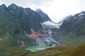 Ледник, перевал и гора Амнауз 3530